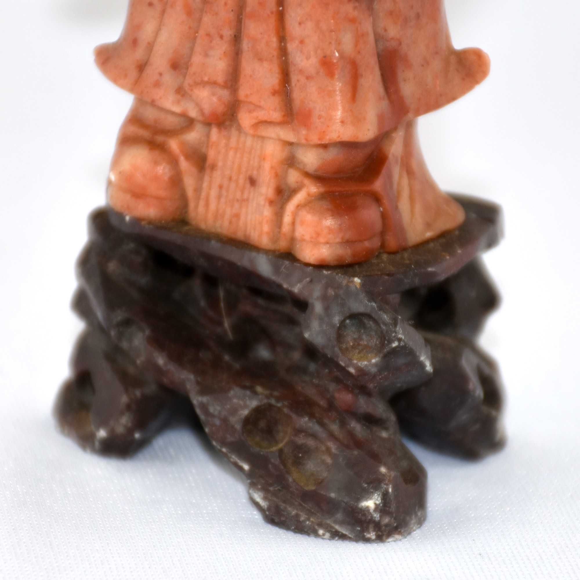 Figura de Imortal, Ancião, Sábio, China, Pedra de Sabão, circa 1900