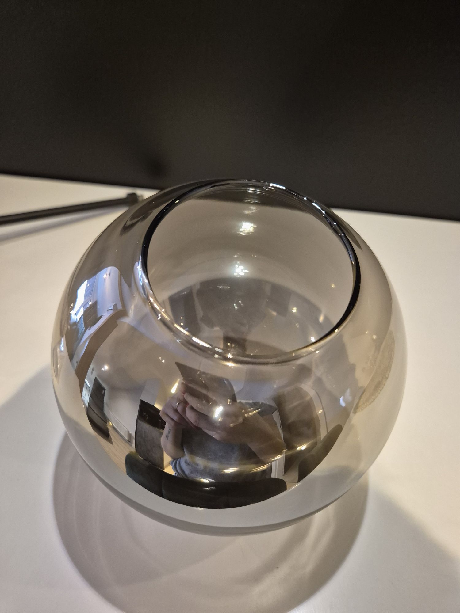 Klosz do lampy Sagito Track, Auron Silver