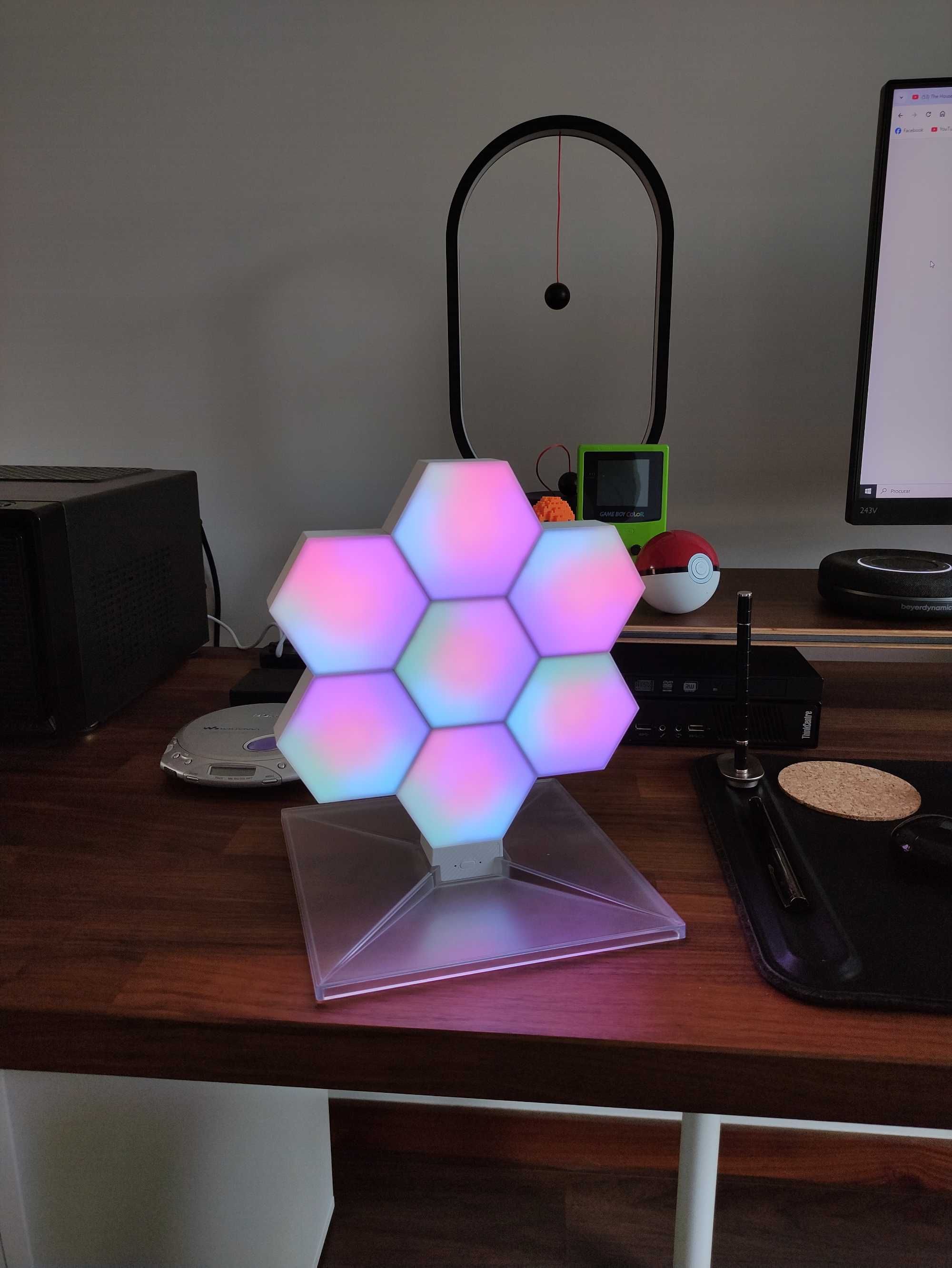 Luzes LED Cololight Plus Hexagon Light - 7 peças