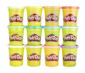 NOWY Zestaw Play-Doh Ciastolina 12-pak Tuby 112g Wiosenne Kolory E4831