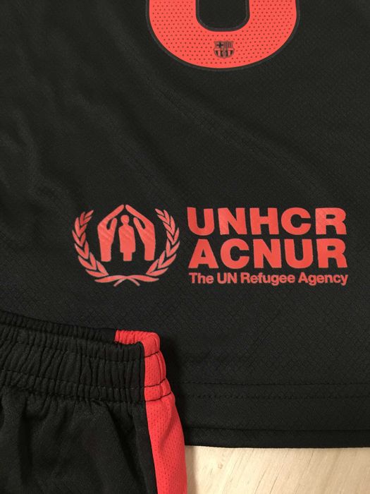 Nowe Strój dziecięcy Nike FC Barcelona Away #9 Lewandowski 22-28