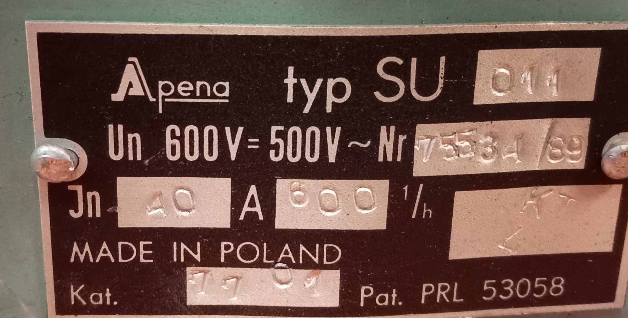 Stycznik SU 011 Apena