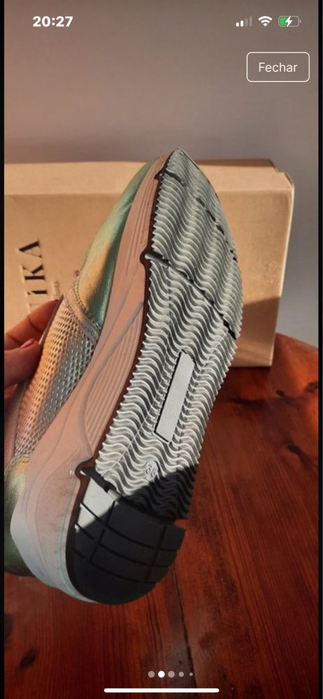 Tenis em Pele Ruika (Novos com etiqueta)