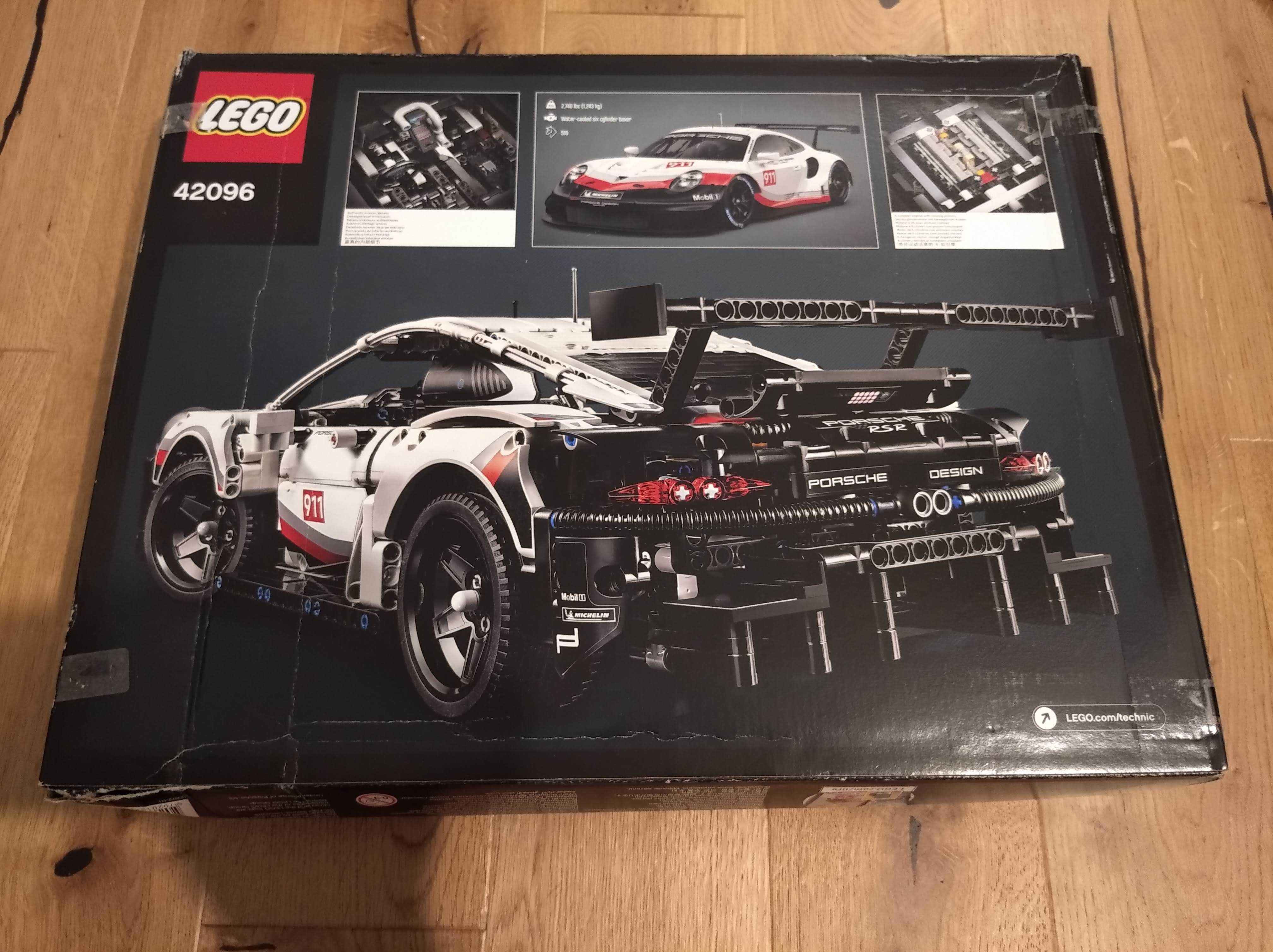 LEGO Technic Porsche 911 RSR 42096 - Nowe, plomby producenta - opis
