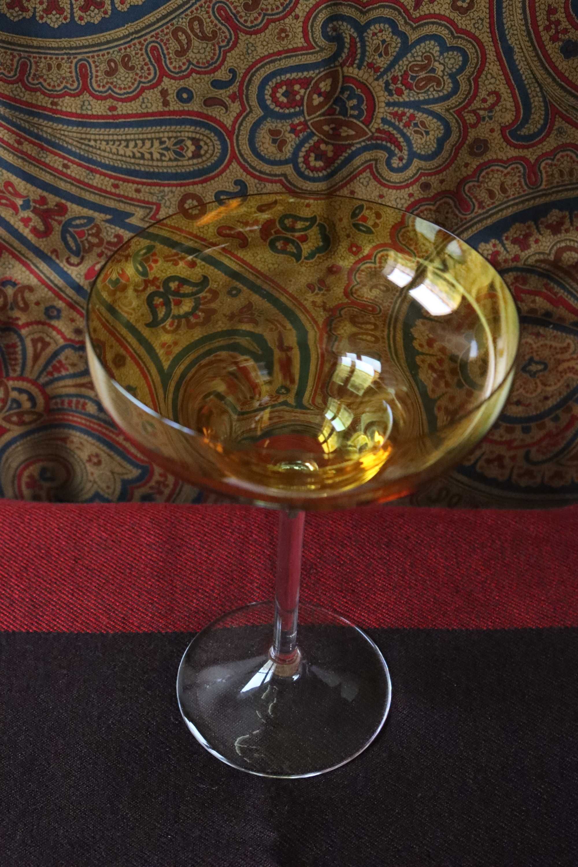 (6 ou 12) Taças Cocktail MARAVILHOSAS Amarelas