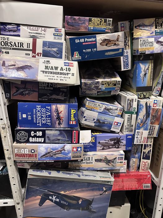 Сборные модели самолетов 1/48, 1/72, 1/144  (Список в описании)