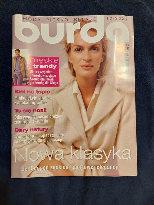 Magazyn Burda 10/2005 z wykrojami