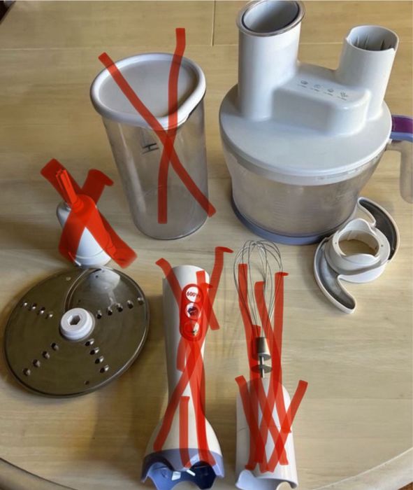 Запчасти насадки комплектующие для блендера PHILIPS HR1367