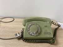 Telefon Stacjonarny Aparat Telefoniczny Elektrim Aster-72 Zielony PRL