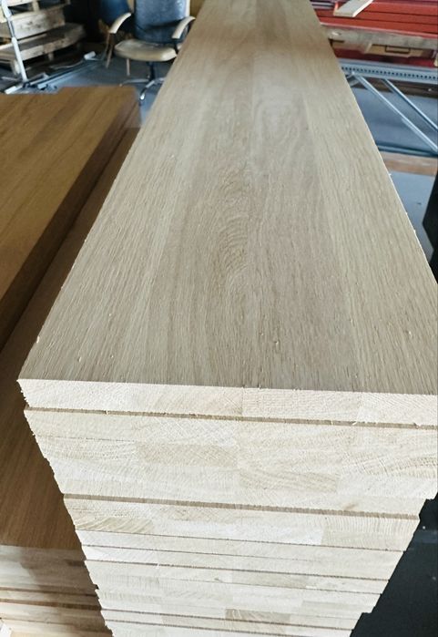 Blat kuchenny dębowy, lity 690x2990 mm - grubość 40 mm