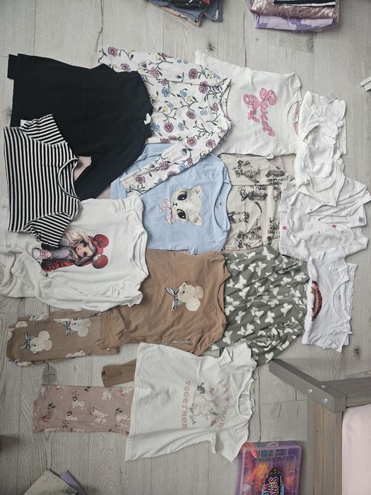 Bluzki z długim rękawem dla dziewczynki r 110 166 hm