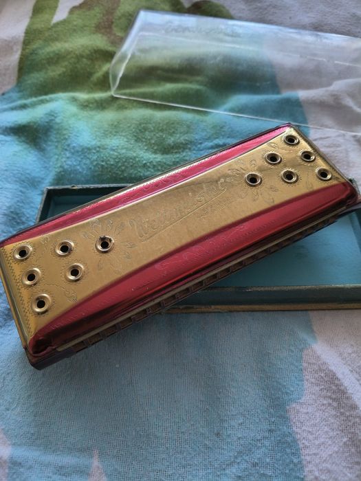 WELTMEISTER harmonijka 1930/1945 niemiecka kieszonkowa harmonijka