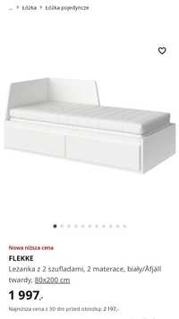 Łóżko Ikea Flekke
