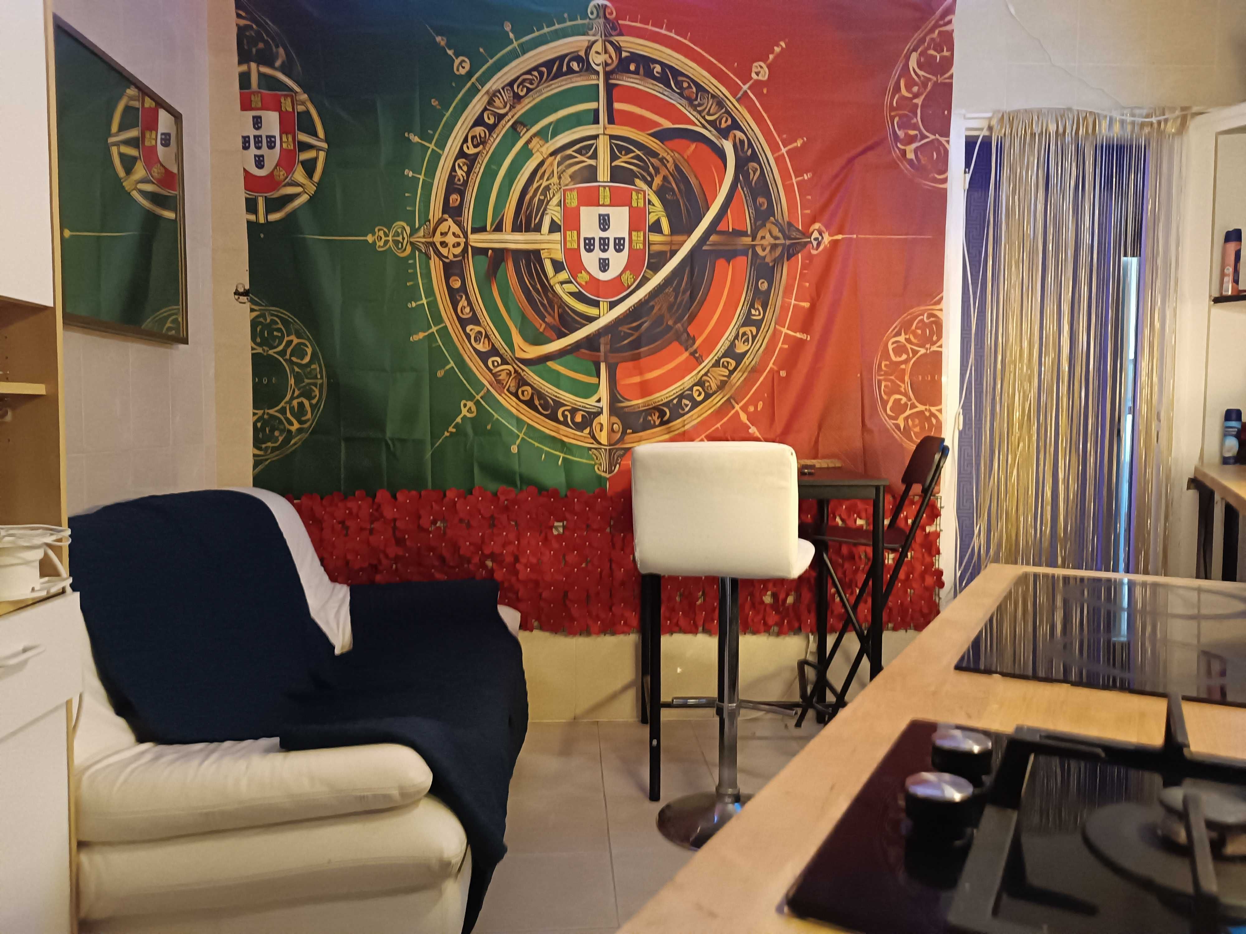 Quarto Privado com Varanda, Beliche, TV, Wi-Fi & AC