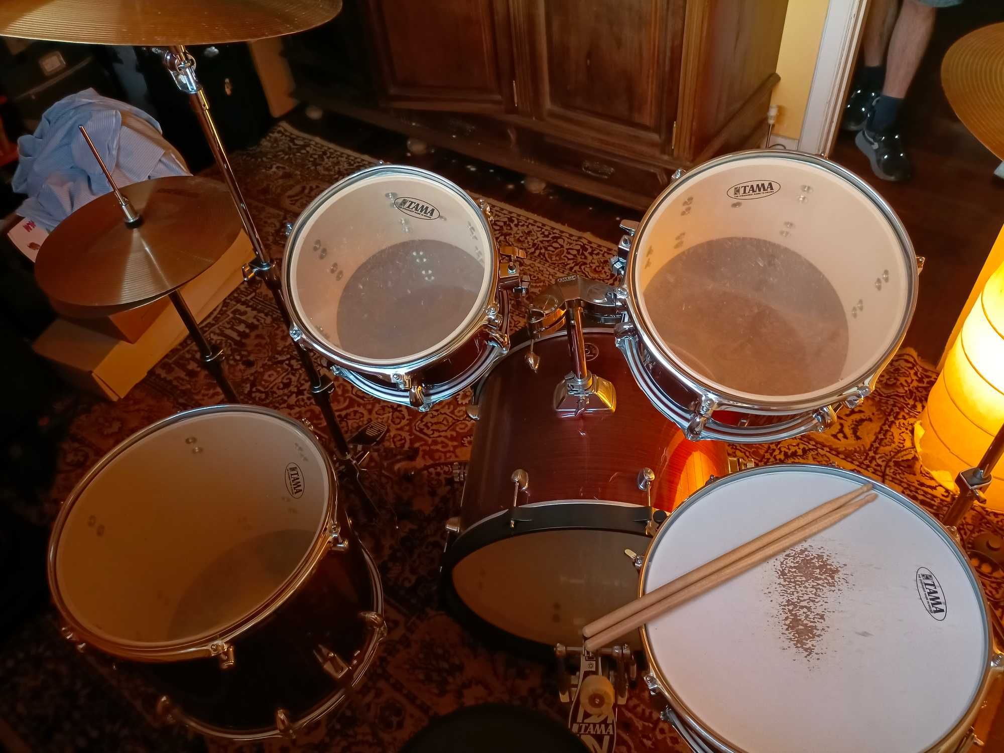 Bateria completa com pouco uso
