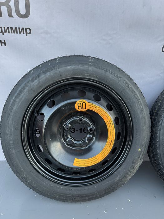 Докатка запаска костиль 5*100 R15. VW, AUDI, Seat, Skoda Octavia