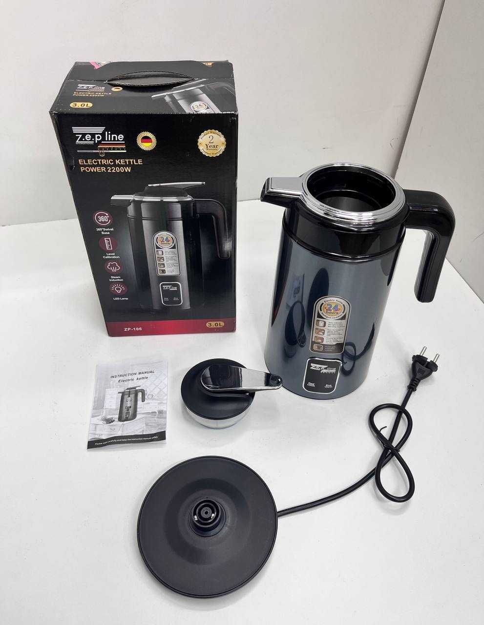 Германский чайник - термос 3л, электрочайник, кипятильник, термопот