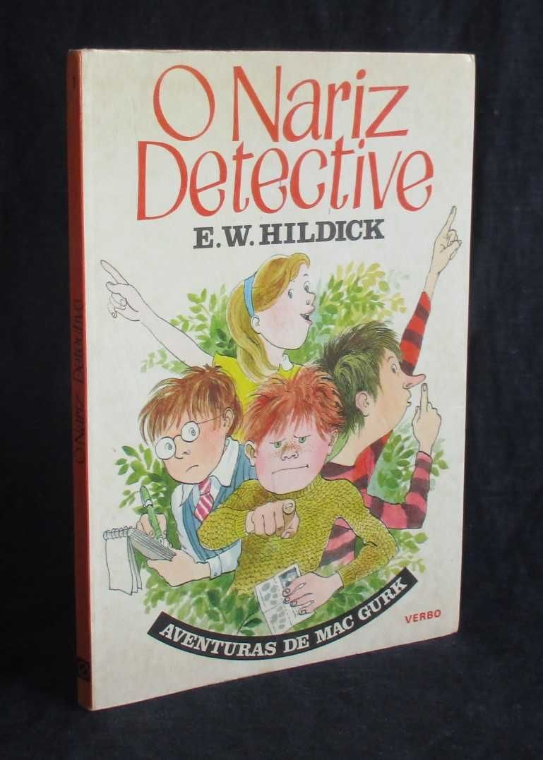 Livro O Nariz Detective E. W. Hildick Ilustrado 1979
