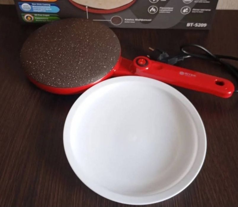 Сковорода для блинов электрическая 1600Вт 220В BITEK BT-5209 блинница