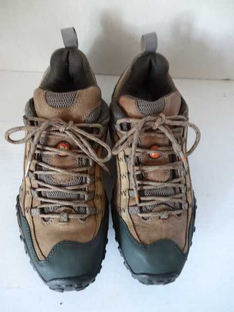 Buty MERRELL INTERCEPT roz 43,5 Skóra Vibram Trekkingowe Turystyczne