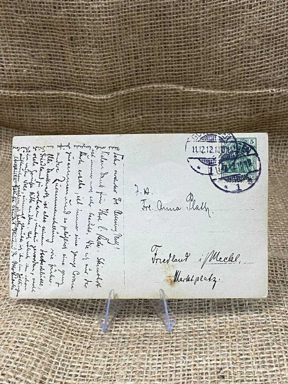 B245 pocztówka original wojsko Pruskie broń  oficerowie 1912 ww1 LUX