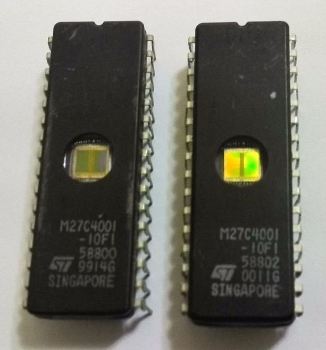 Lote de 5 memorias eprom M27C040 ou M27C4001