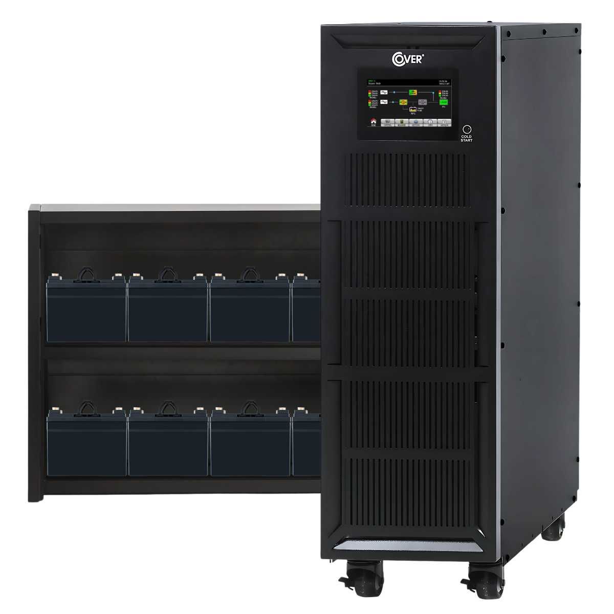 Zasilacz awaryjny UPS 3-fazowy 20kVA | 20kW | 3:3 | 3:1 | JR 20K COVER