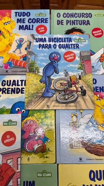 Livros infantis Rua Sésamo