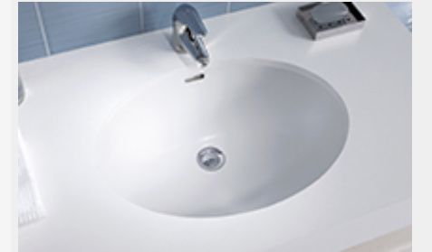 LAVATORIO de embutir por baixo Sanitana Loja 560X415 branco