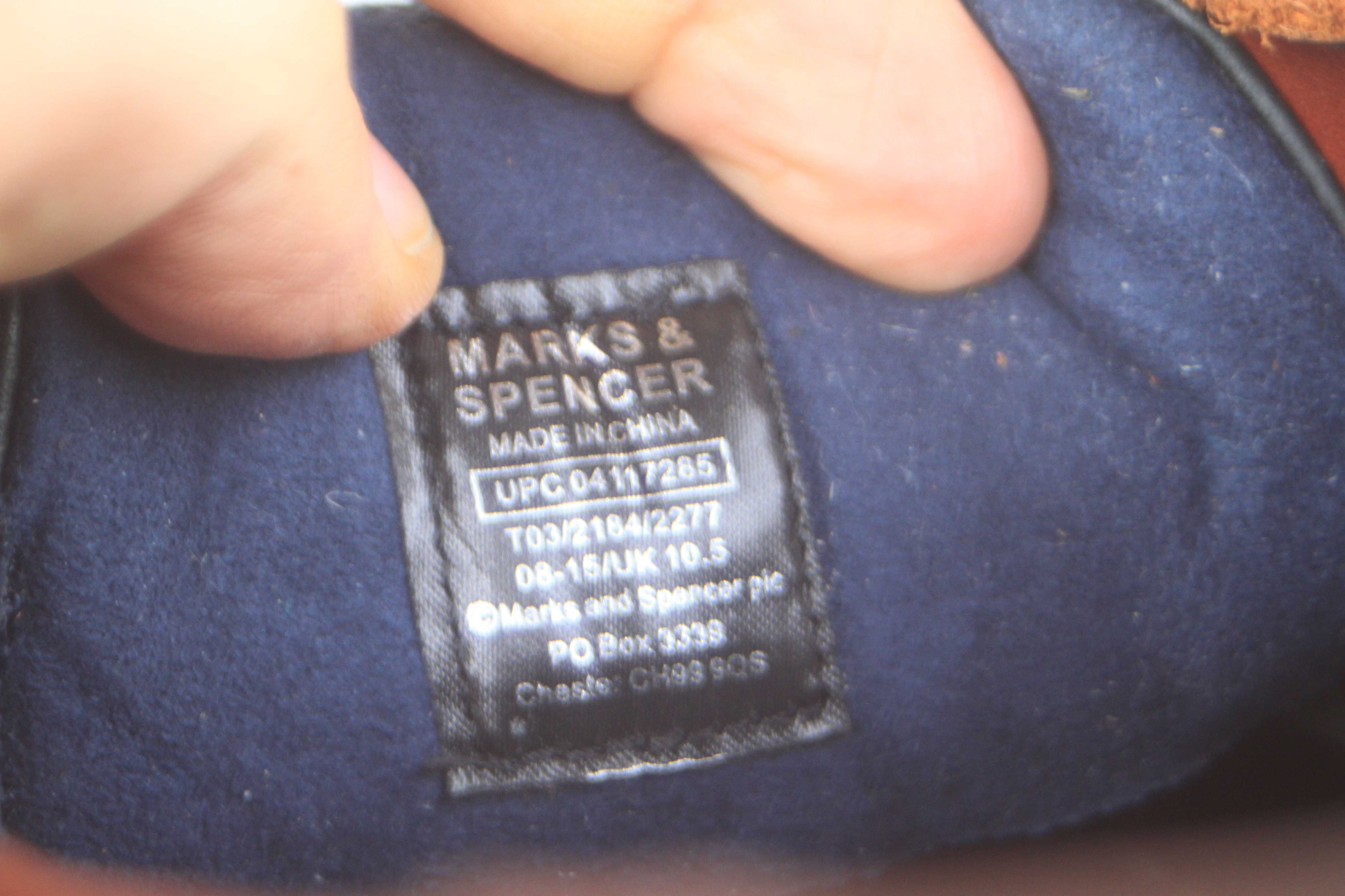Топсайдеры Marks & Spencer кожа Англия 45р туфли мокасины