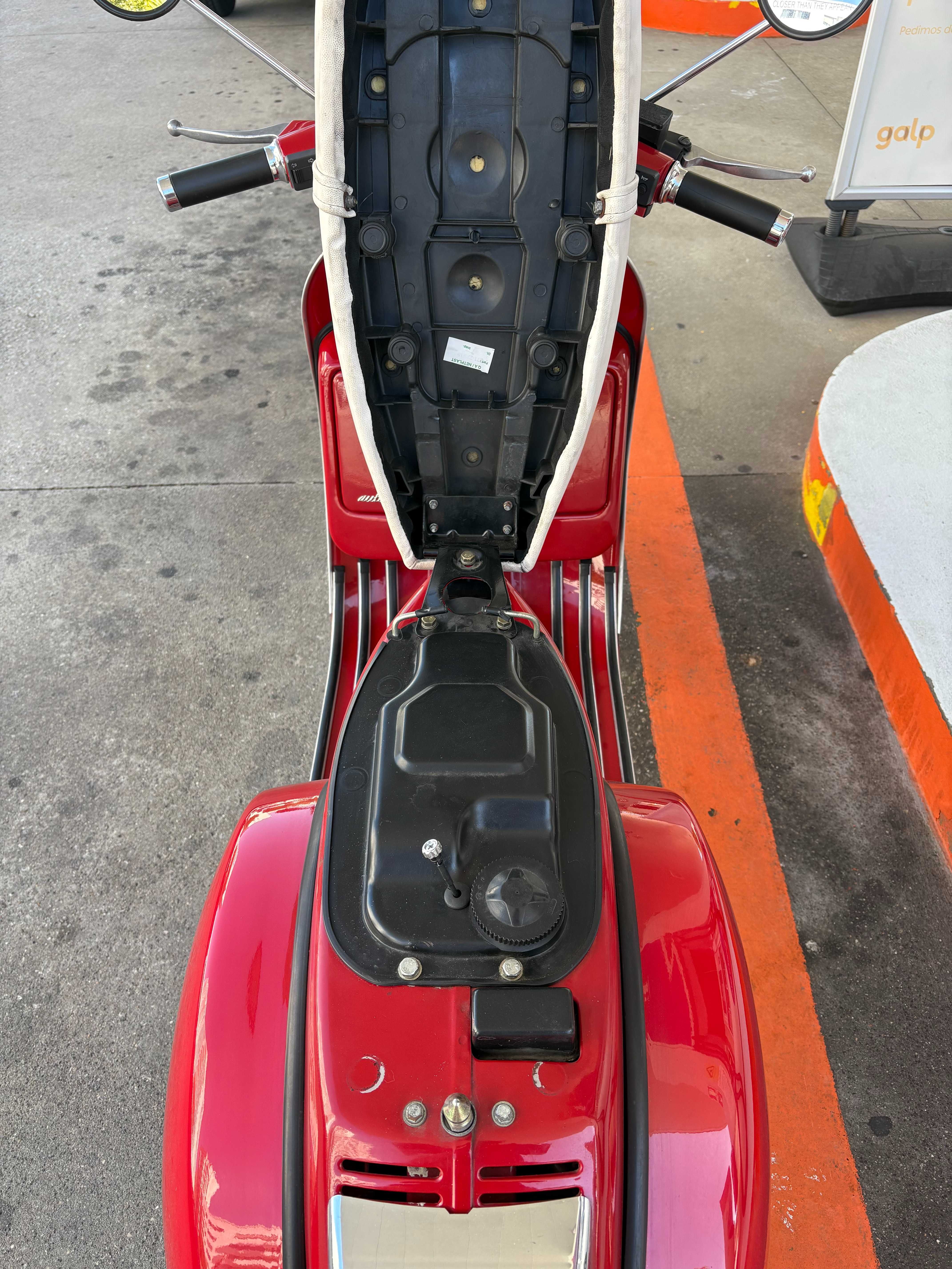 LML Star 125cc vermelha e branca | Revisão feita e jantes tubeless