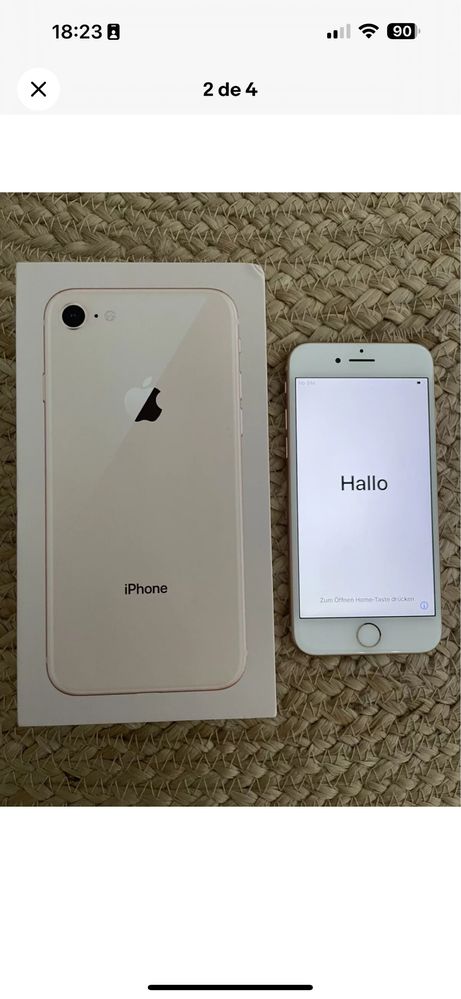 Iphone8 Gold como novo ( desbloquedo todas redes)