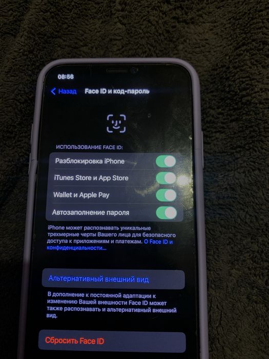 iphone x 256gb с пятном