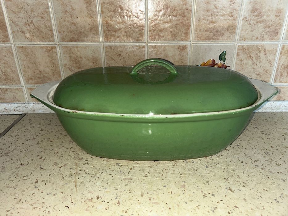 Emaliowana Żeliwna BRYTFANNA - 42 cm