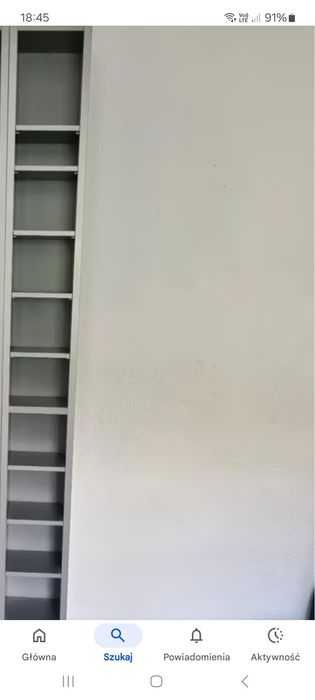 Regał Ikea Gnedby/szary/na płyty CD