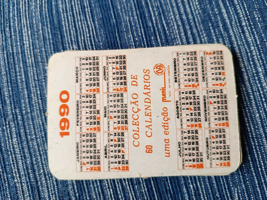 13 calendários de coleção