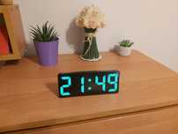 Zegar Cyfrowy Led Zielony