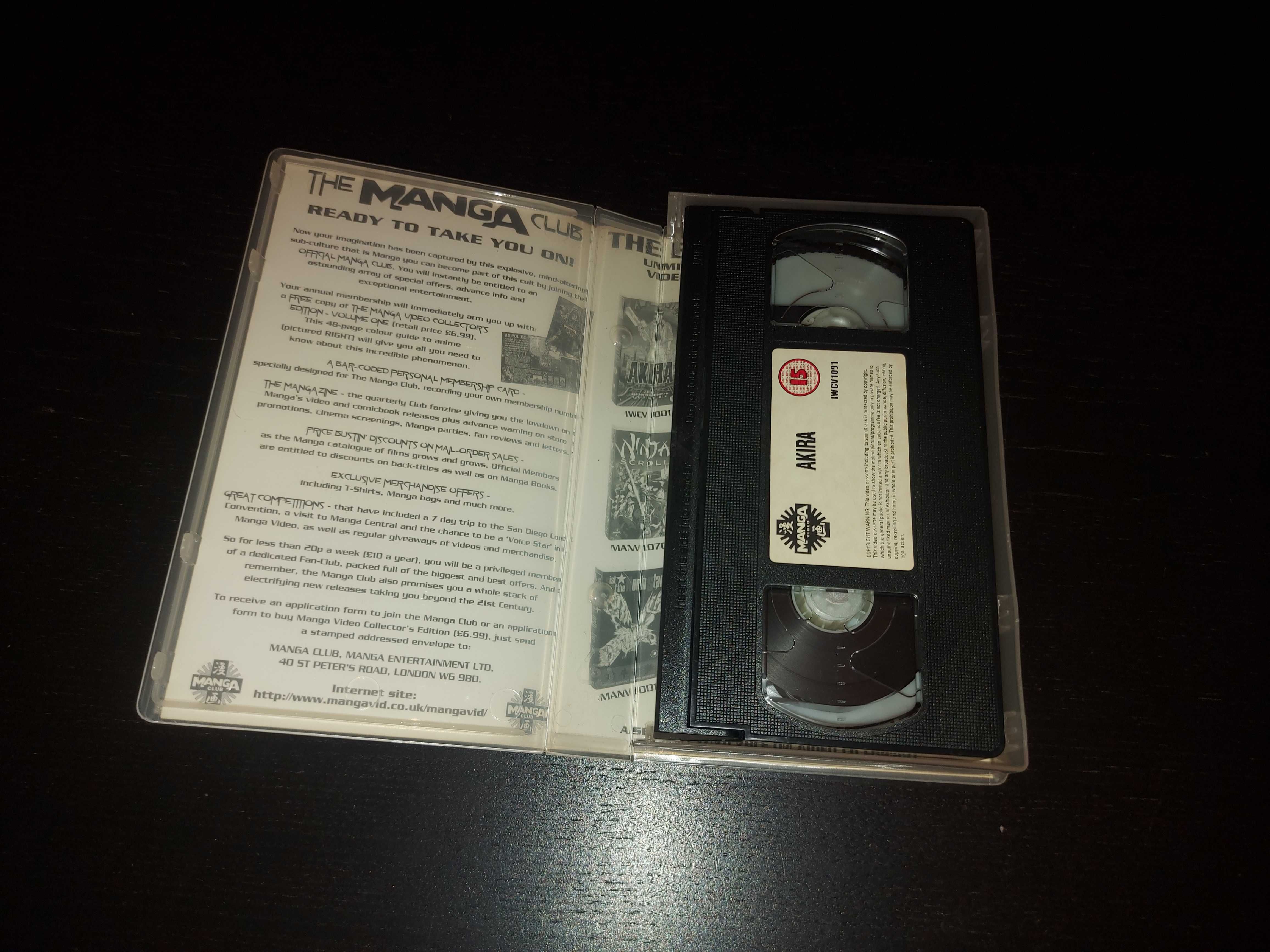 Akira VHS . edição inglesa
