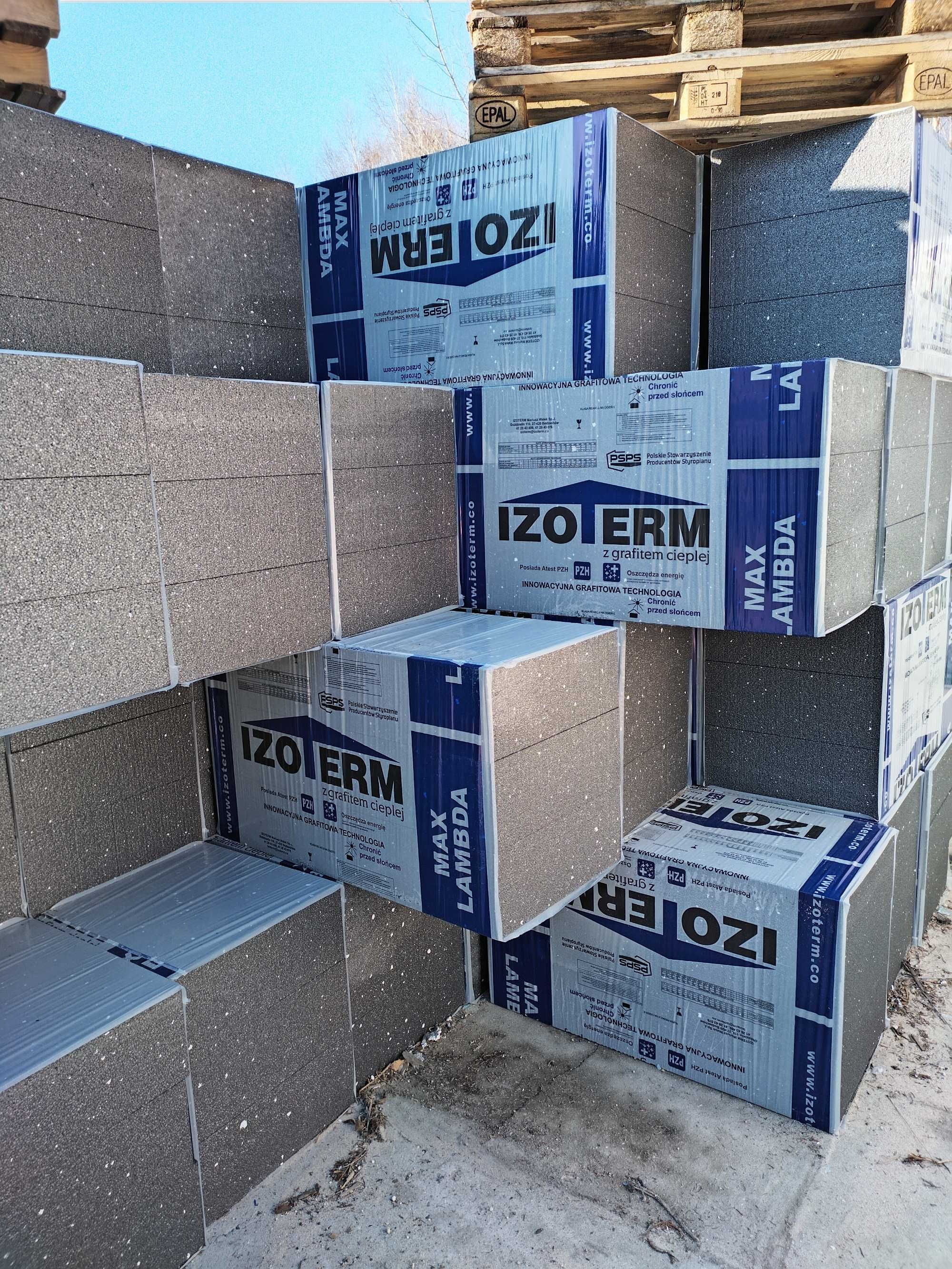 styropian grafit fasadowy 0,033 Izoterm 200zł/m3 dostępny grubość 20