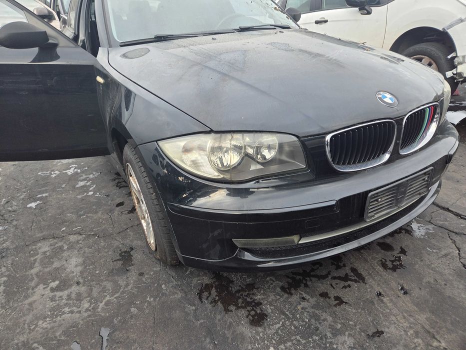 BMW E87 KPL przód zderzak maska błotniki lampy eu pas przedni