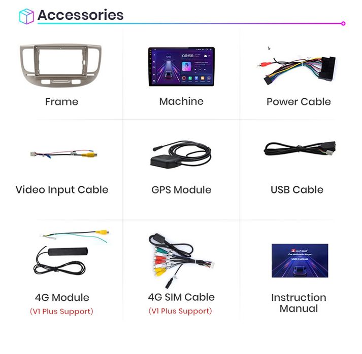 Rádio Android Kia Rio 2005 a 2011 CARPLAY WIFI GPS 2/32GB BT novo