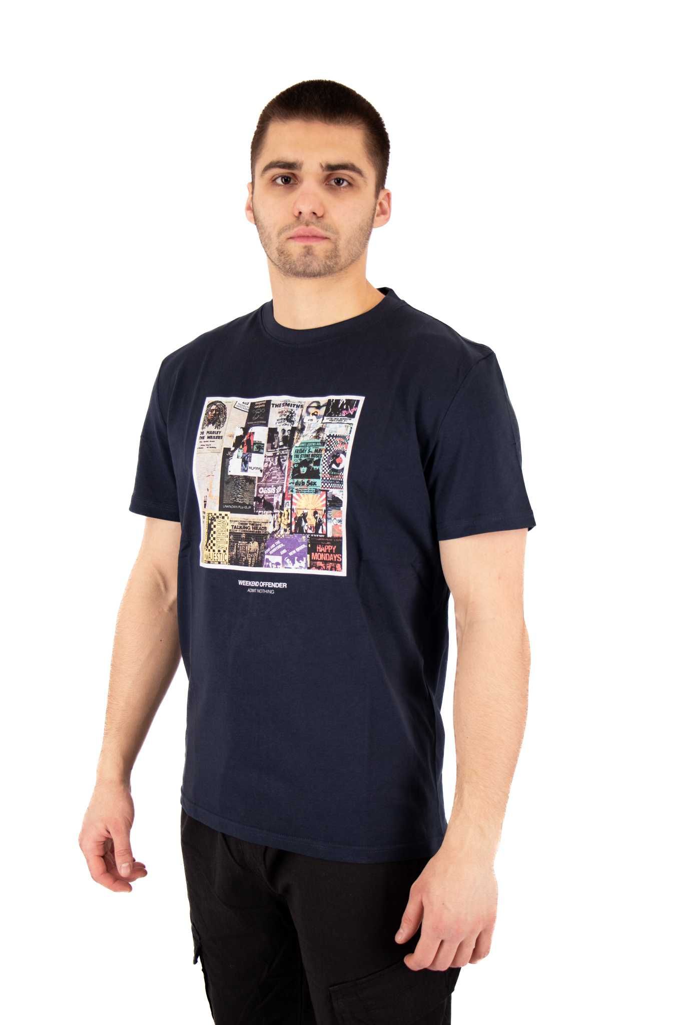 Футболка Weekend Offender Posters Graphic T-Shirt Navy