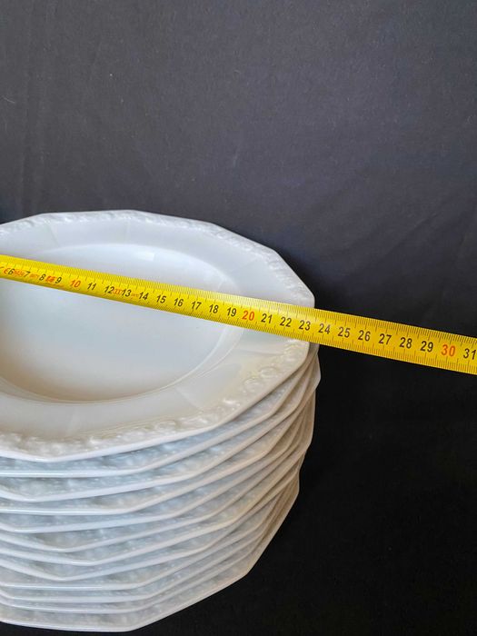Komplet talerzy obiadowych Rosenthal Maria 12 osób płytkie i głębokie