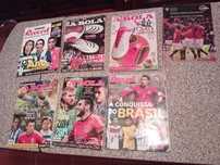 Conjunto de 7 Revistas de Futebol