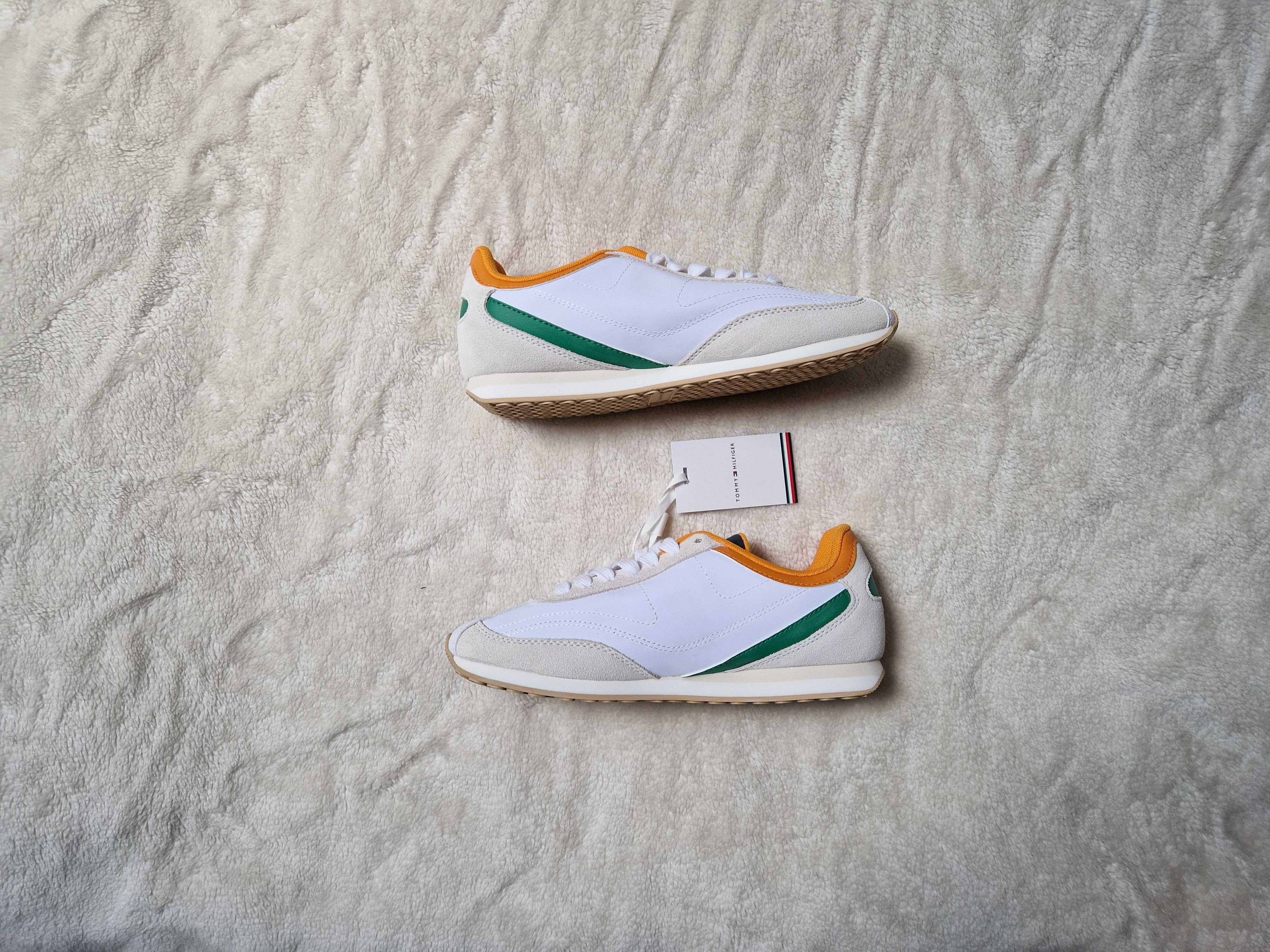 Nowe białe damskie buty sportowe sneakersy Tommy Hilfiger rozmiar 37