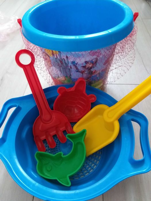 Новый набор ведёрко детское для песочницы