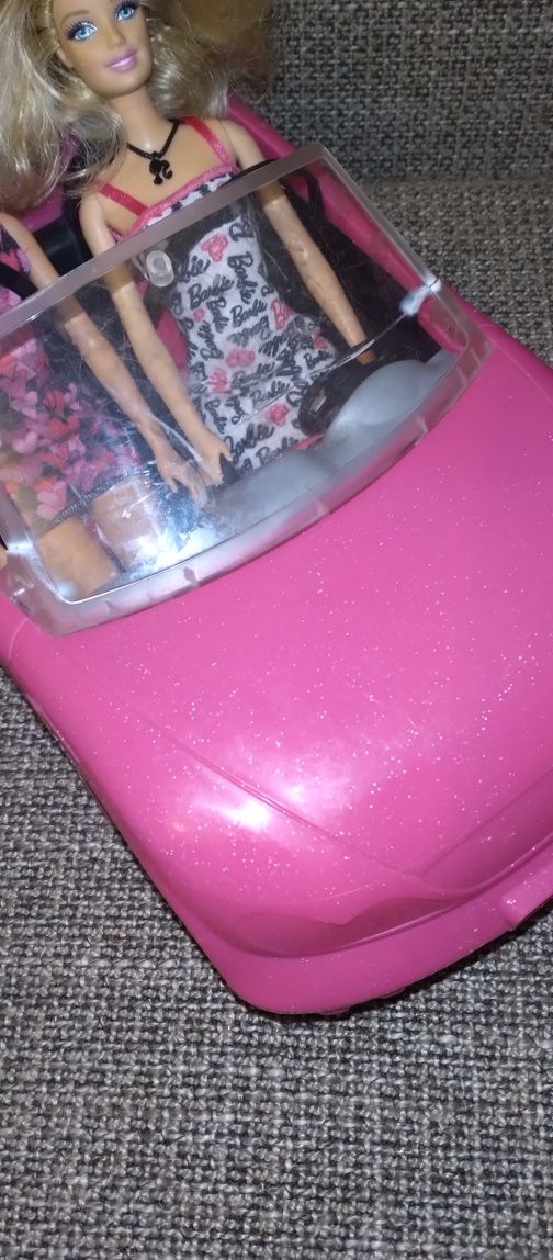 Barbies com carro e acessórios