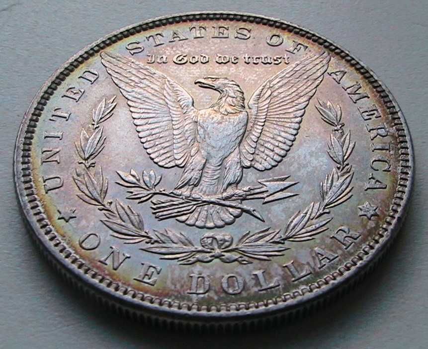 США 1 доллар 1886 Доллар Моргана Morgan Dollar Серебро