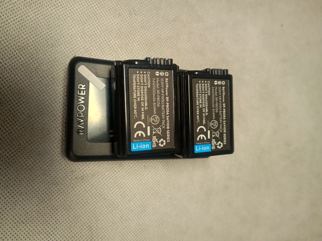 Baterie do aparatu Sony NP-FW50 z ładowarka