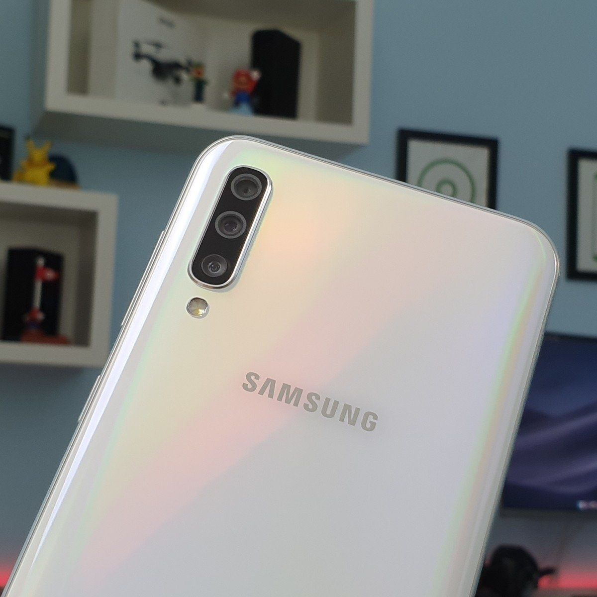 Samsung a50s impressão digital no écran/écran OLED/128gb/48+32+8+5